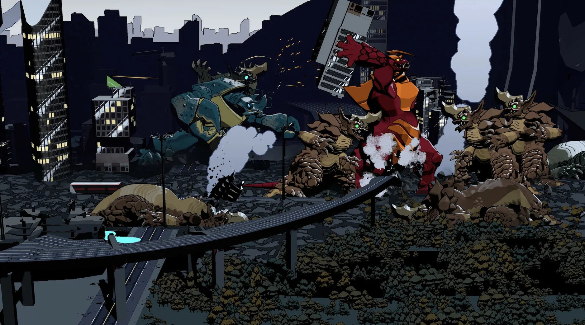 The monster is gone. Dawn of the monsters. dawn of the monsters game.