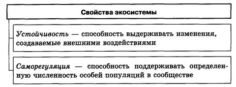 Основной принцип устойчивости экосистем