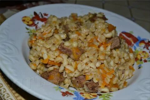 Плов из перловки