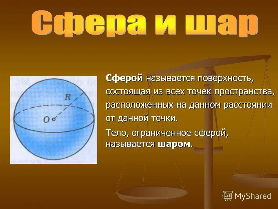 цилиндр шар сфера. поверхность состоящая из всех точек пространства расположенных на. расстояние от данной точки сферы называется. расстояние от данной точки сферы называется. шар состоит из.