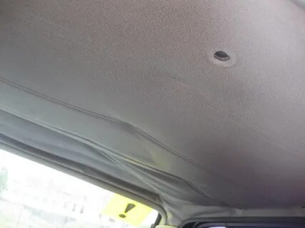 Заломы потолка автомобиля