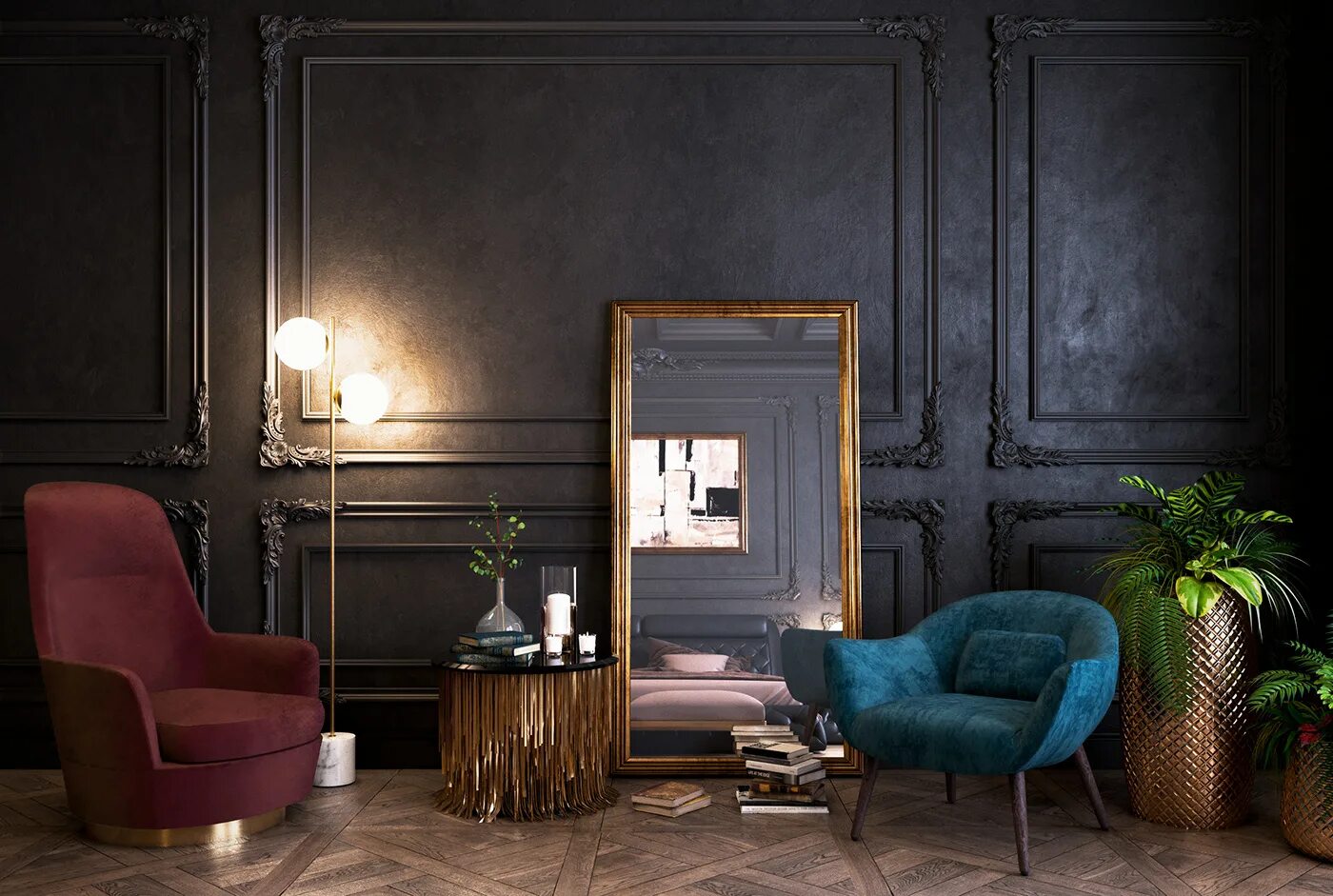 Гостиная в темных тонах. Artwood панель 16 мм, цвет «английский орех», патина. Solid wood door panels. Зубр классик темное / zubr classic темное (0,5 л. Тотал блэк спальня.