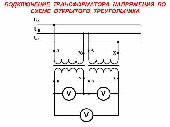 Соединение треугольник трансформатор. Схема подключения трансформатора напряжения 10 кв. Схема включения трансформатора тока. Коэффициент трансформации.. Схема включения однофазного трансформатора напряжения. Схема подключения трансформатора напряжения.