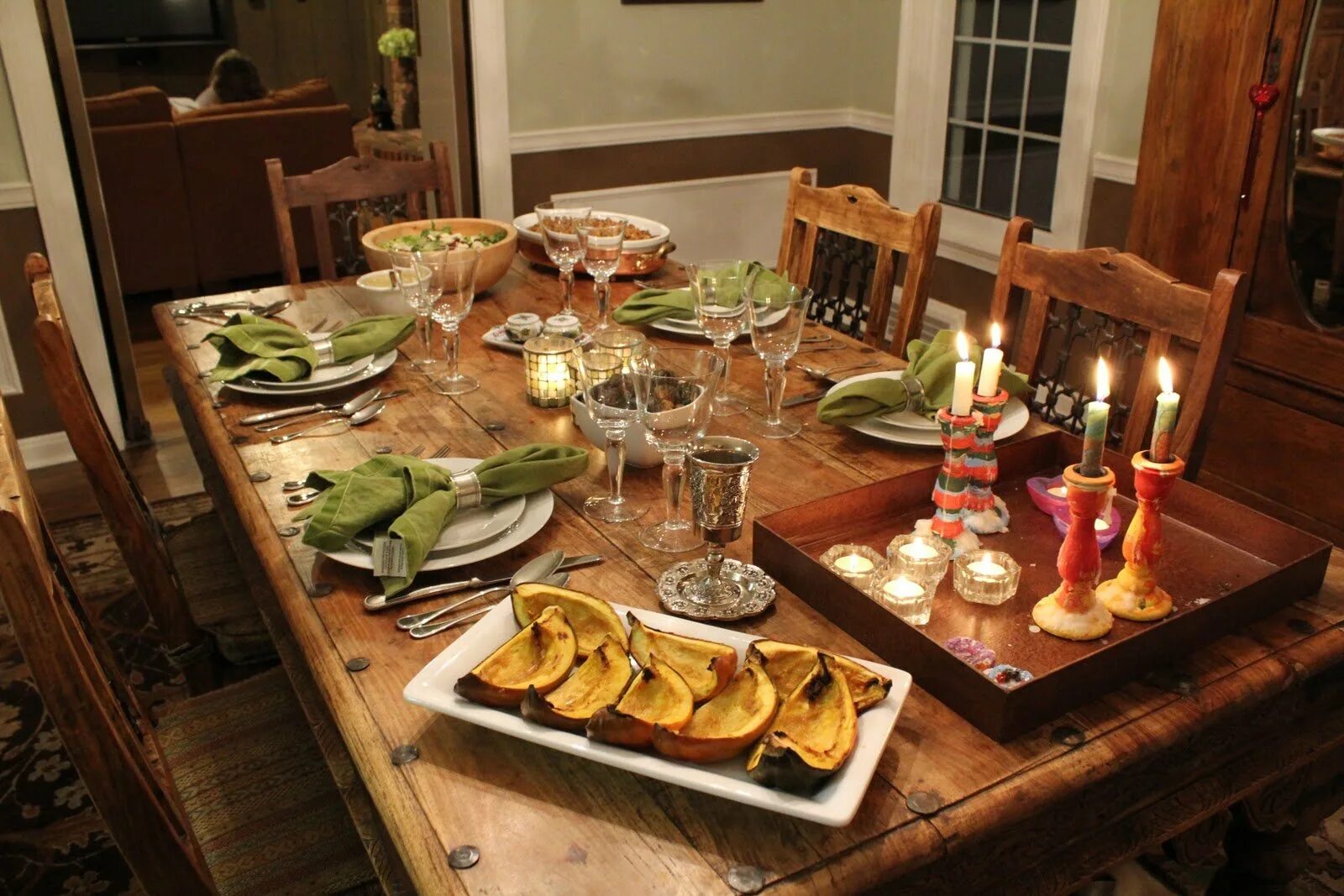 Arranging the table