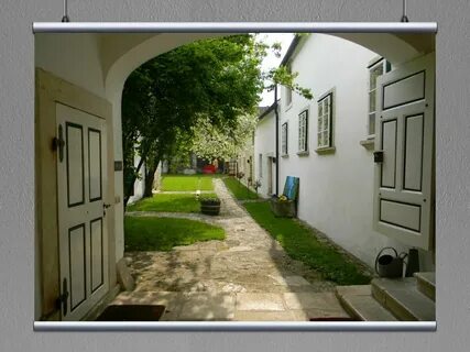 Near the door