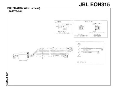Jbl eon 315 схема