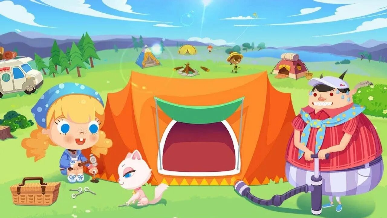 Игры про кемпинг. Candy's игры Libii. Funny Camping Day игра. Candys игры Libii. Игра камп