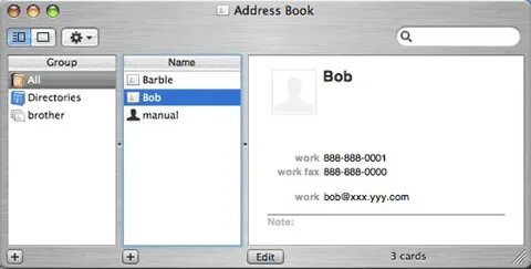 Address book