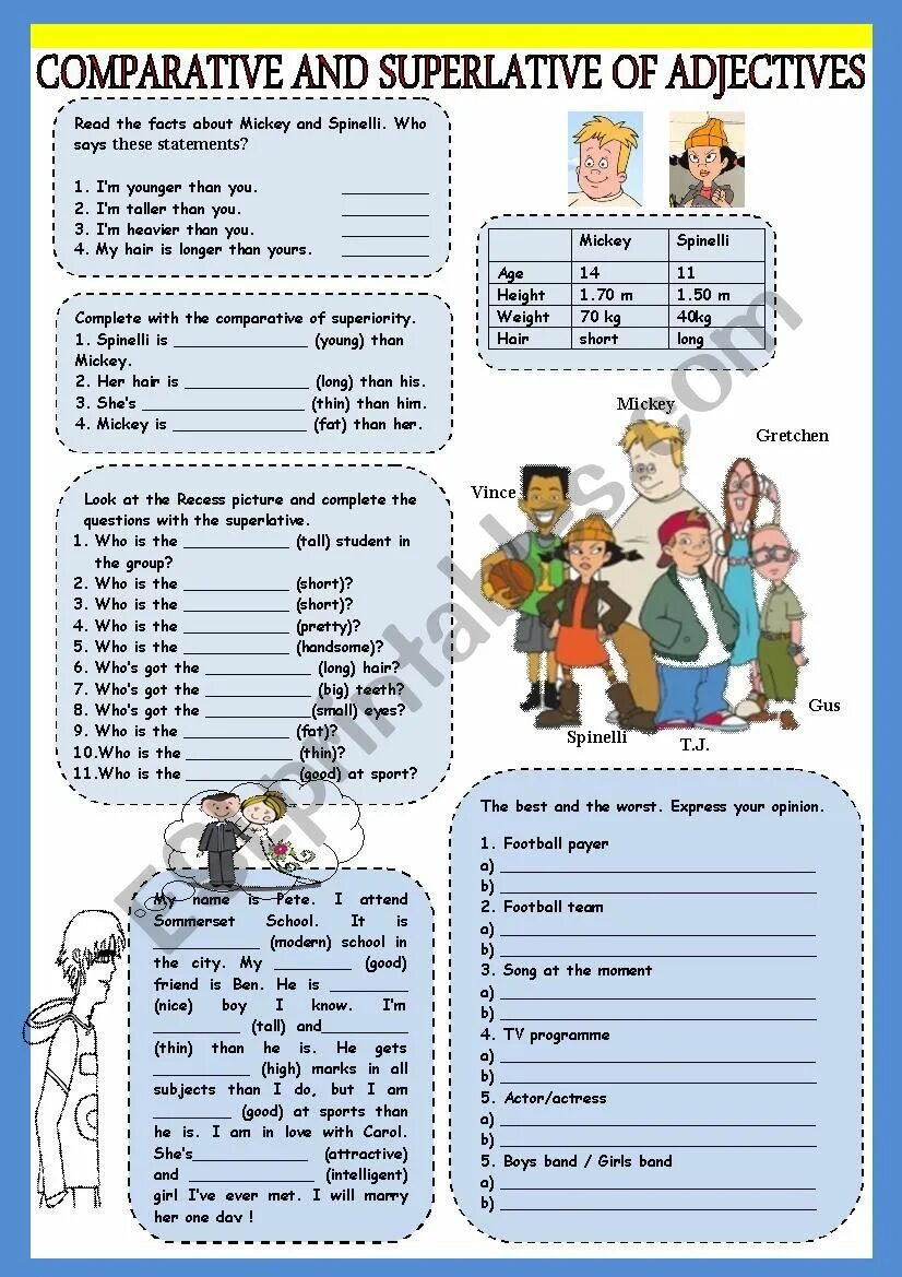 Comparative superlative esl. Comparative and superlative worksheets 3 класс. halloween edition comparative superlative worksheet. ответы по английскому языку 7 класс на распечатку the superlative.