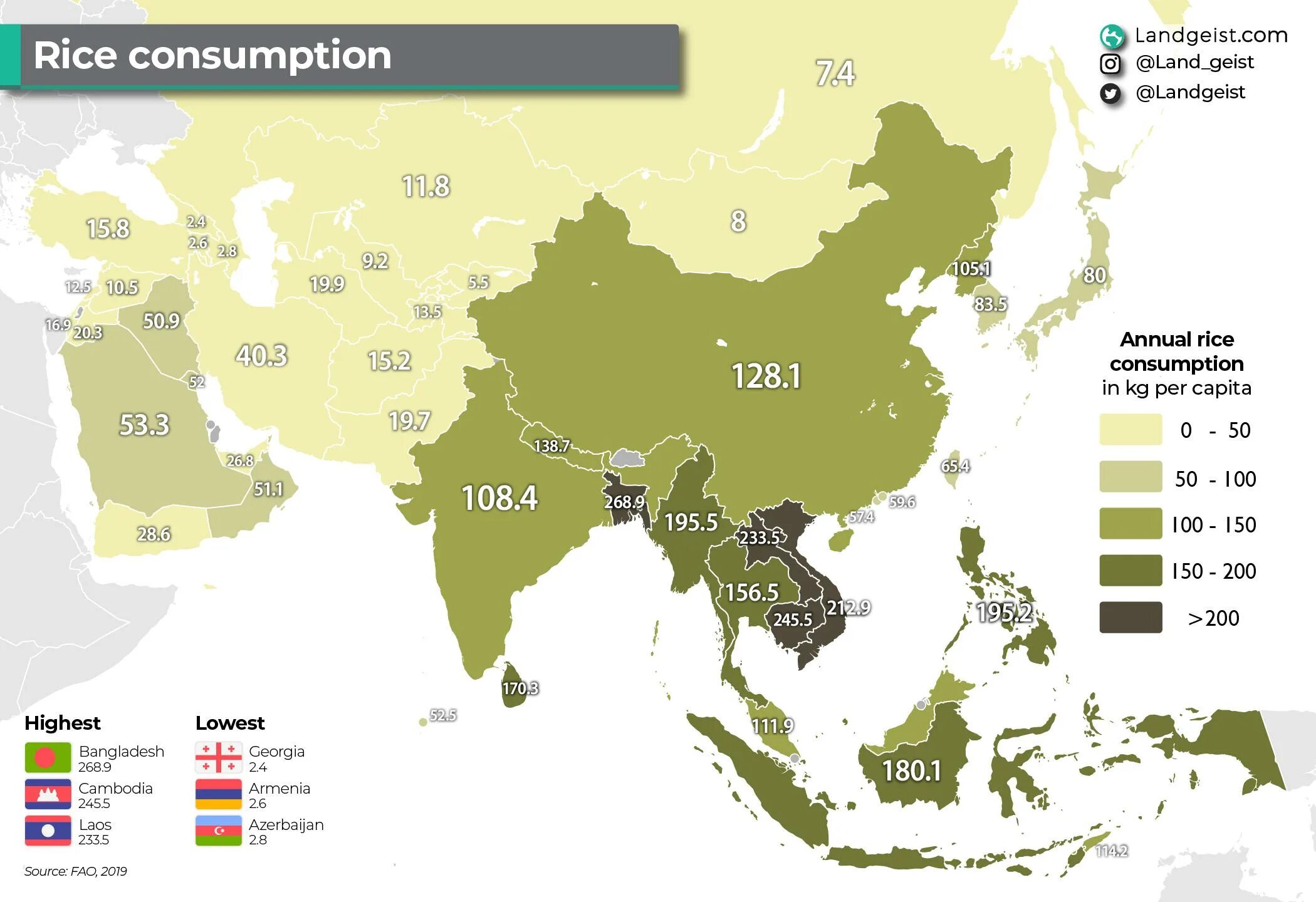 Количество стран в Азии. Rice consumption. Карта стран по производству риса. Рис в Азии. Крупнейшими производителями риса являются