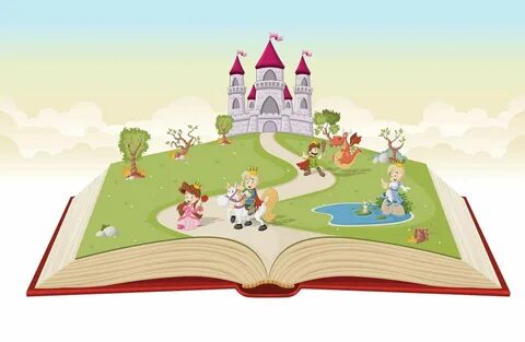 Раскрытая детская книга