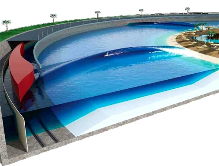 Искусственная волна цена. Kelly Slater Wave Pool. Бассейн с искусственной волной. Бассейн волна. Бассейн с искусственной волной для серфинга.