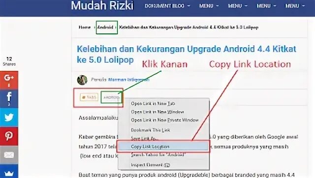 Linked label. Linked label