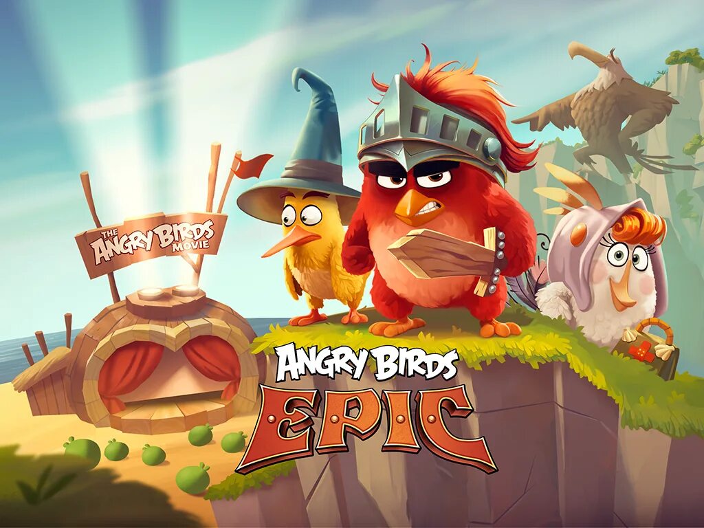 Angry birds. Angry birds epic свинки. энгри бердз битвы. Angry birds epic. энгри бердз злые птички.
