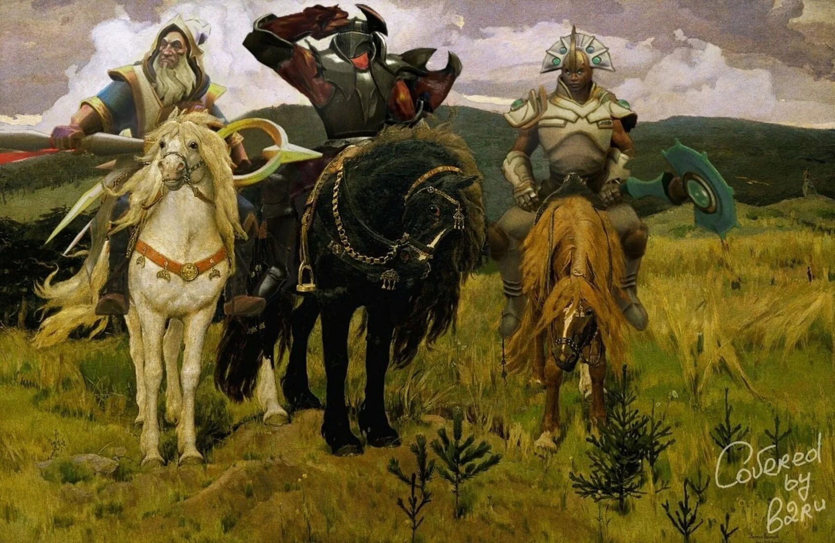 Картинки васнецова богатыри. Васнецов богатыри. виктор васнецов «богатыри», 1881–1898..