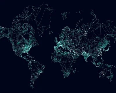 Глобальная карта интернета