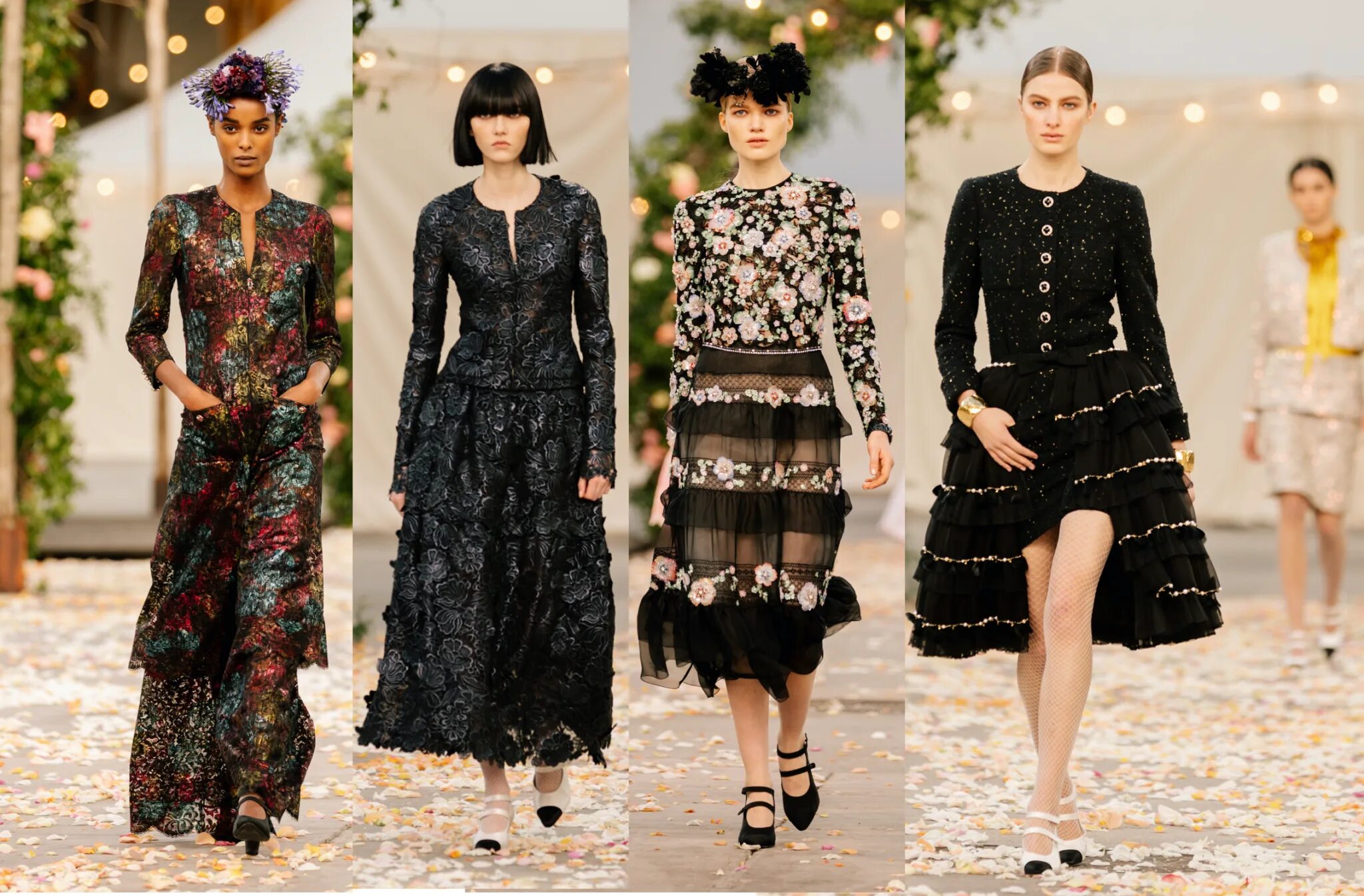 Платья годе 2025. Коллекция chanel осень-зима 2025-2025. платье 2025-2025 дольче габбана. коллекция шанель 2025 осень зима. платья новая коллекция шанель зима 2025.