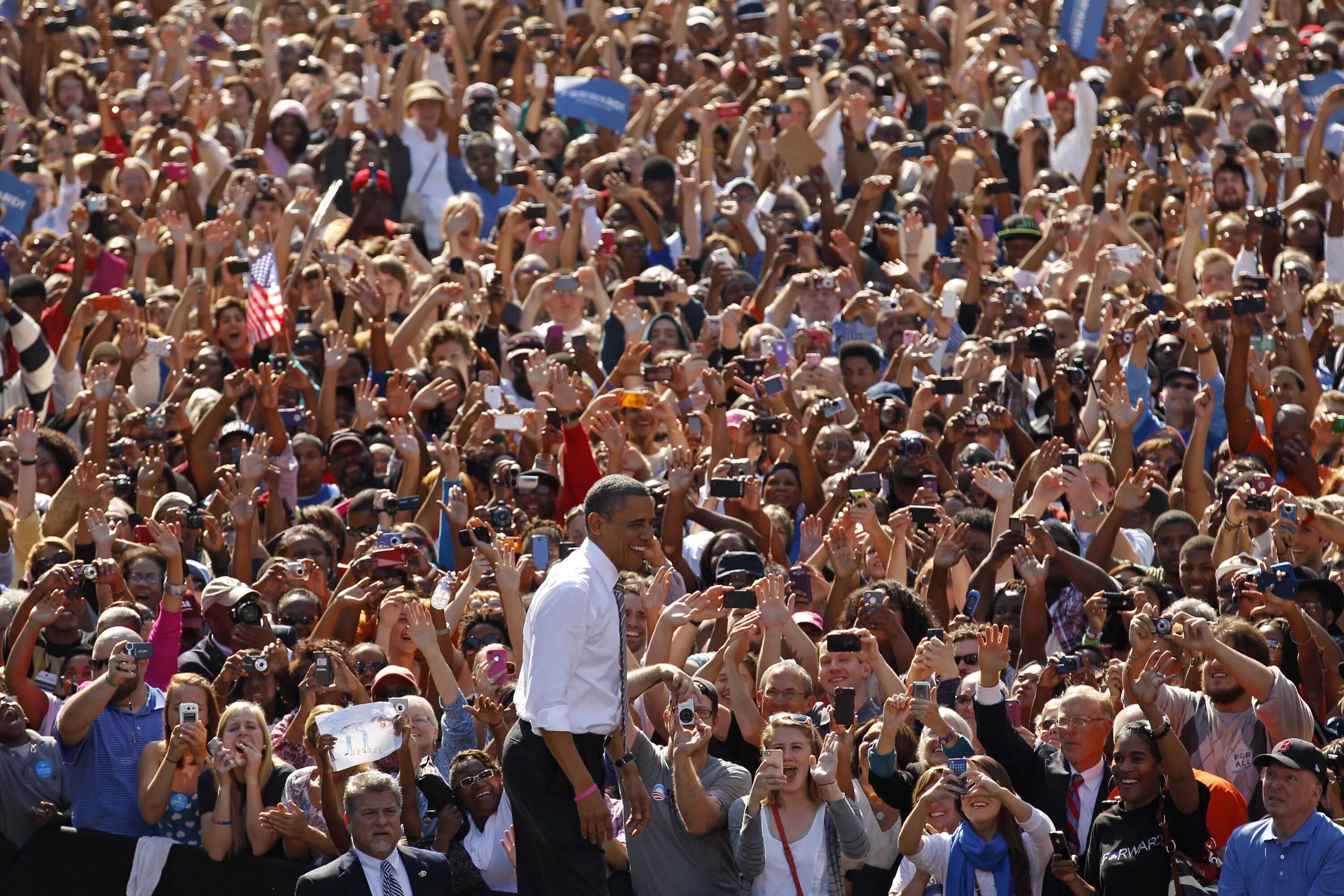 Crowded followed