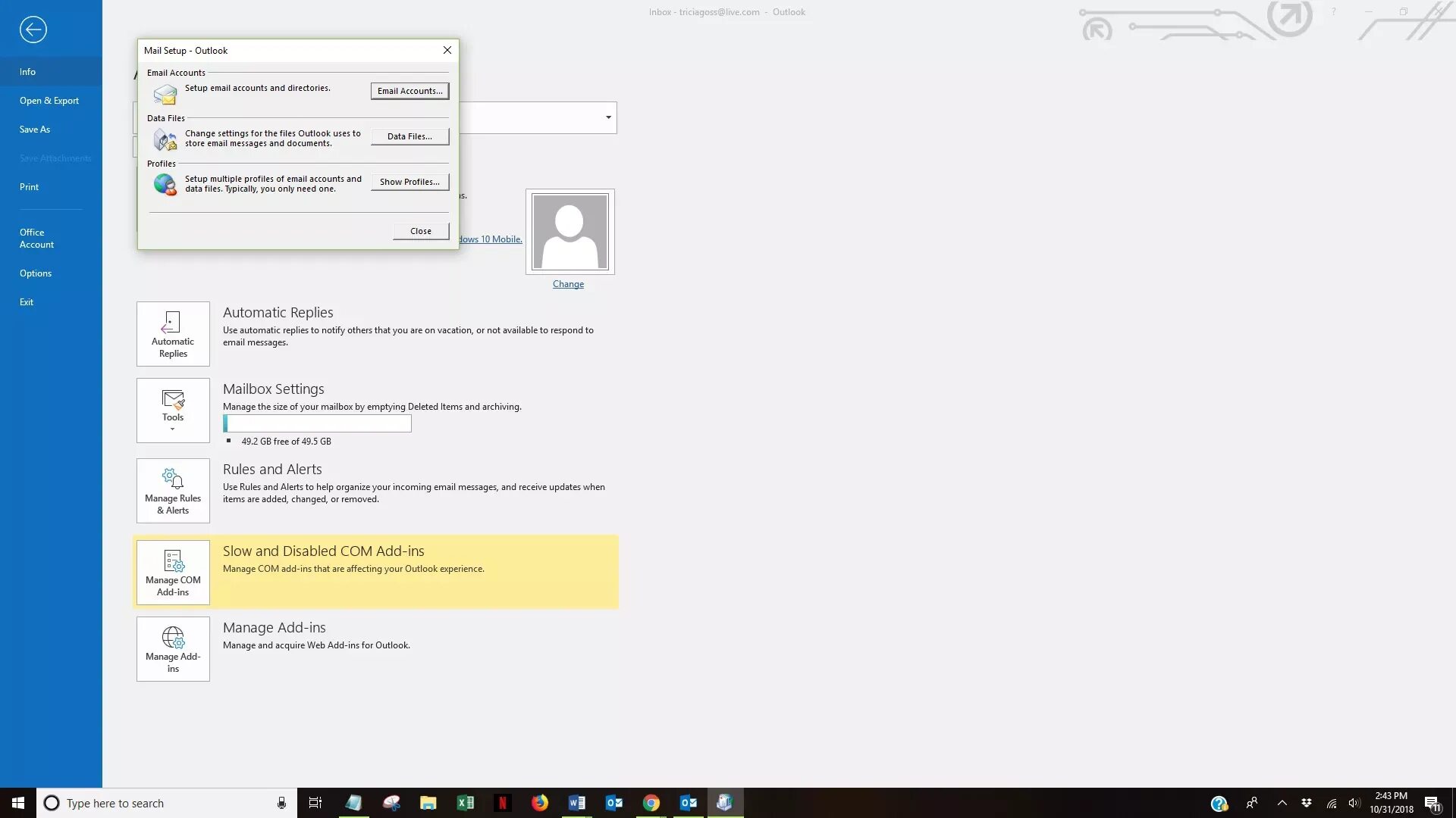 Созданием нового профиля. Добавить фото в outlook 2016. outlook 2016 новый профиль. outlook for mac 2019 для mac. пересоздание профиля outlook 2019.
