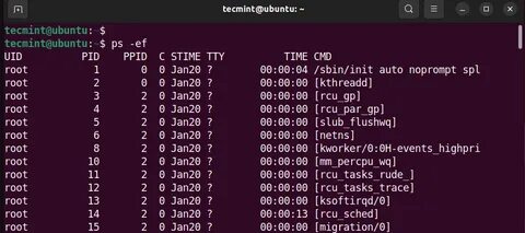 Pid linux