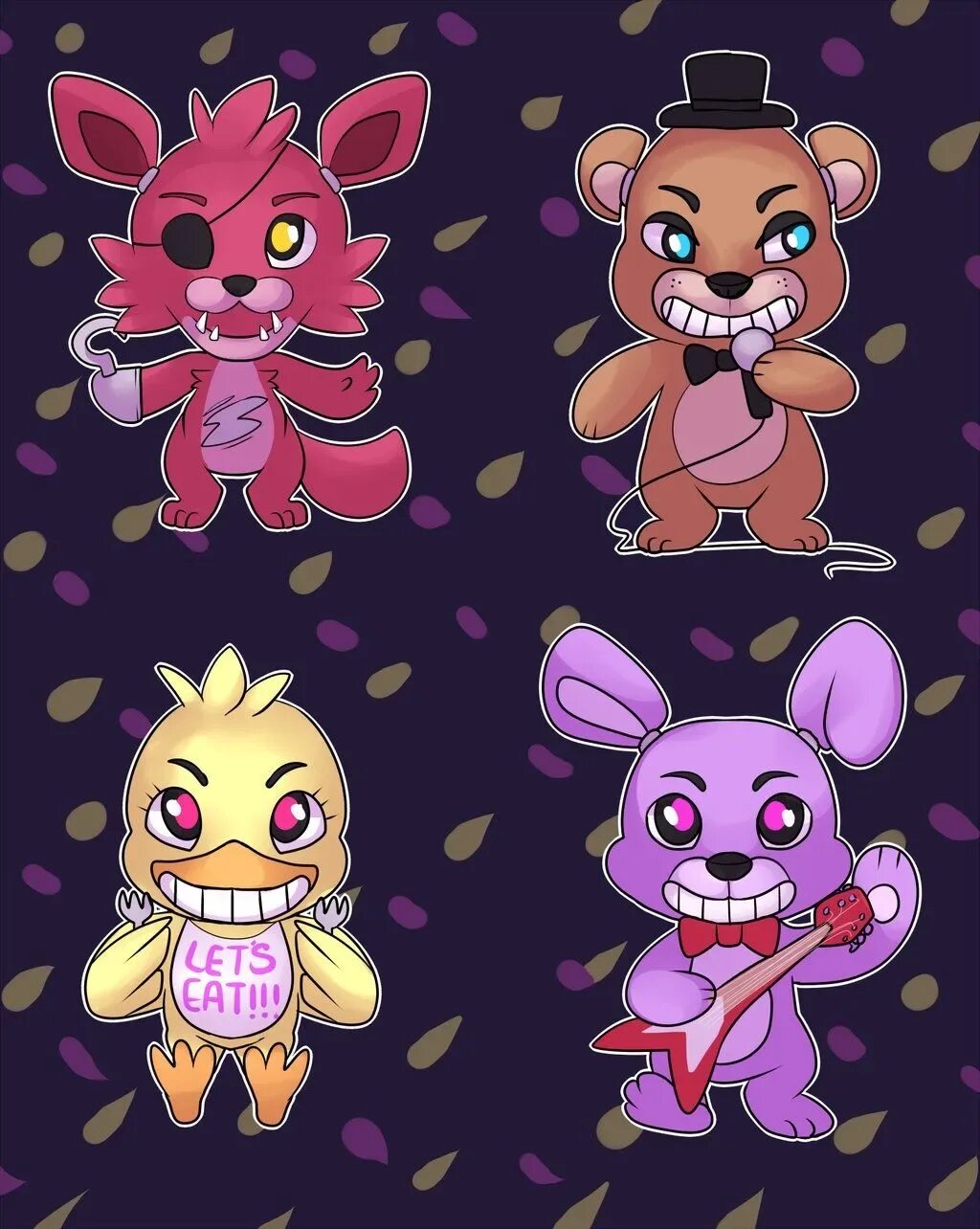 Фнаф милые аниматроники. Fnaf бонни. Фан персонажи фнафа. Фнаф 5 фантайм фредди арт. Fnaf чиби.