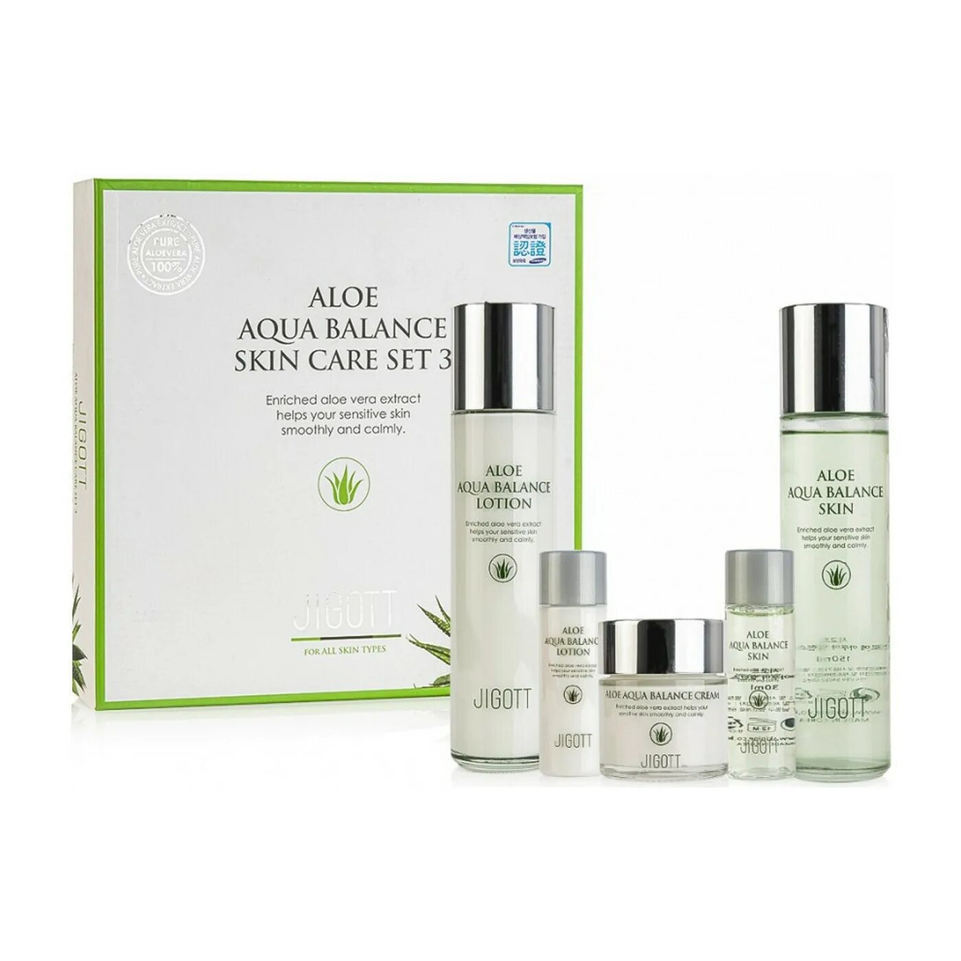 Набор для лица - Aloe Aqua Balance Skin Care 3set (Jigott). Jigott Aloe Aqua Balance Skin Care 3set - набор с экстрактом алоэ. Набор Jigott Aloe Aqua Balance Skin. Jigott набор с алоэ.