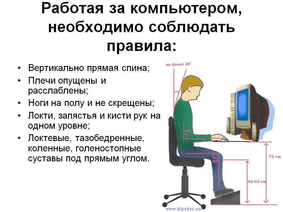 Почему т б. Требования техника безопасности при работе с ПК. Правила безопасной работы за компьютером. Техника безопасности при работе с компьютеро. Техника безопасности работы за компьютером.