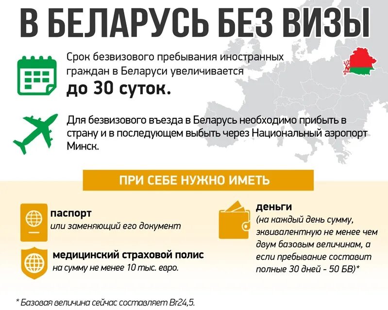 Безвизового пребывания на территории