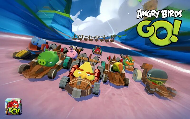 Бердз гоу старая версия. Энгри бердз гоу. Энгри бердз гоу 2. Angry Birds go 1.4.3 Multiplayer. Гонки Энгри бердз гоу.