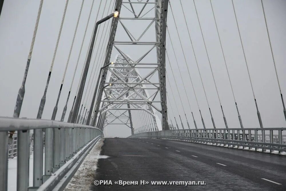 Движение по борскому мосту в нижнем новгороде. Борский мост. Съезд с Борского моста 2013 года. Борский мост Нижний Новгород. Нижний Новгород зимой Борский мост.