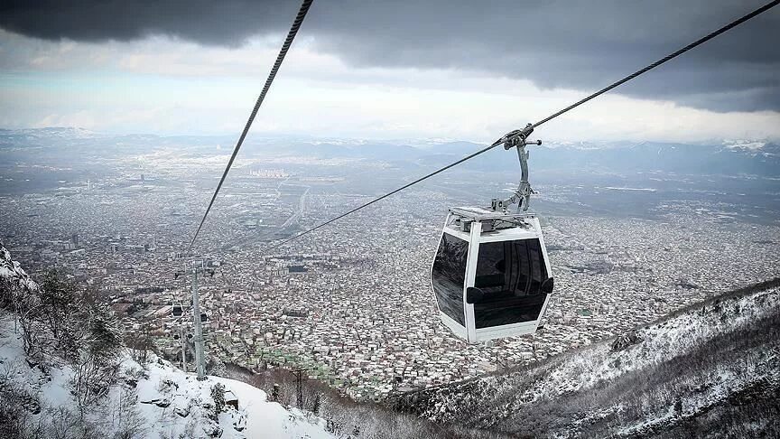 Бурса Улудаг канатная дорога. Телеферик Бурса. Канатная дорога Babadag Teleferik. Фуникулер Анкара.