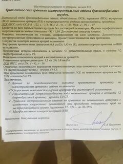 Заключение узи шеи