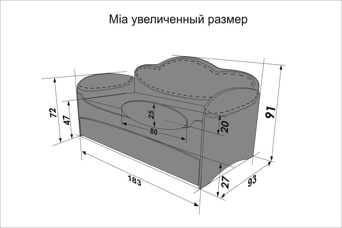 Размер софы. Диван кровать Mia Unicorn. Габариты детского дивана. Детский диван Размеры. Софа детская Размеры.