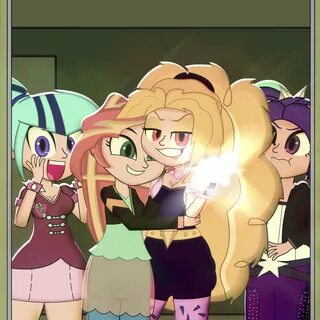 MLP; EG) The Dazzlings - FINAL SEASON - Sunset Shimmer & Applejack VA N...