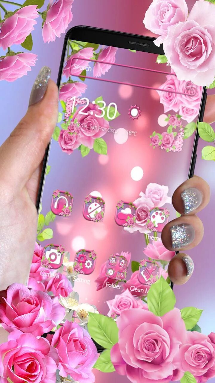 Розовые темы для телефона андроид. Розовая тема для телефона. Приложения красива тема для телефона. Картинки для приложений красивые.