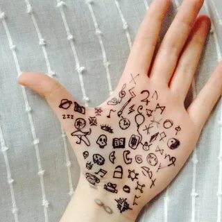 Что можно нарисовать на руке: 105 тату ручкой