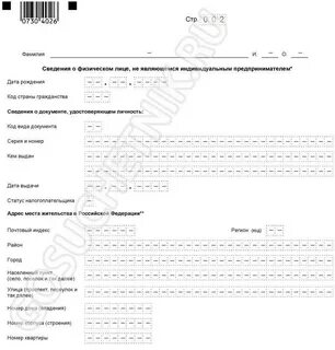 Налоговая декларация 2021 году