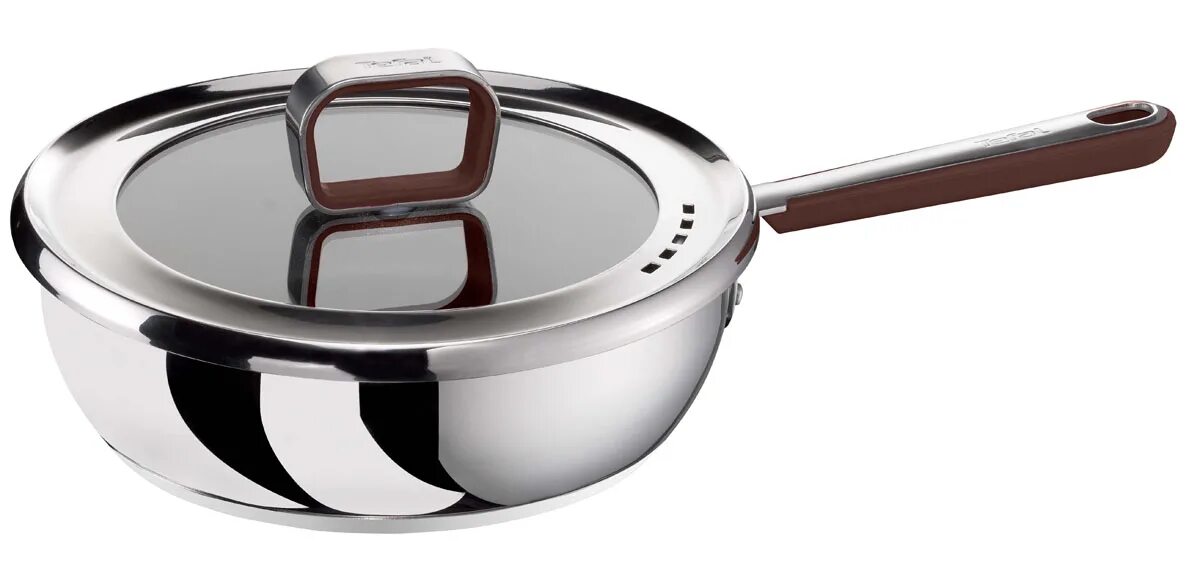Сотейник tefal c6363202, с крышкой, черный [2100102658]. Rondell virtuose кв-269. Сотейник таллер с изогнутой ручкой. Bekker bk-s638 3л. /кр.
