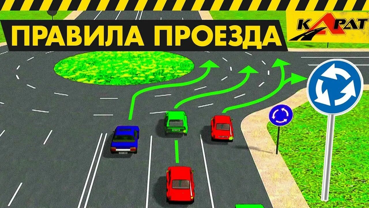 Пдд проезд по круговому движению. Круговое движение пдд. перекресток сткруговым движением. перекресток с круговым движением пдд. съезд с кольца пдд.