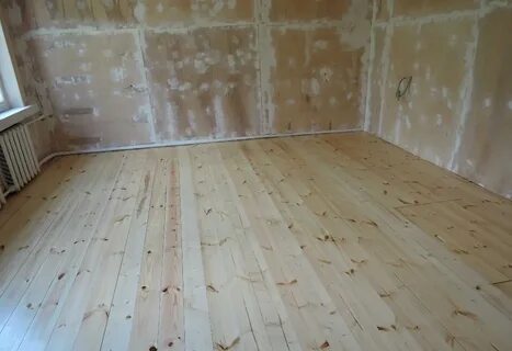 Деревянный пол работа