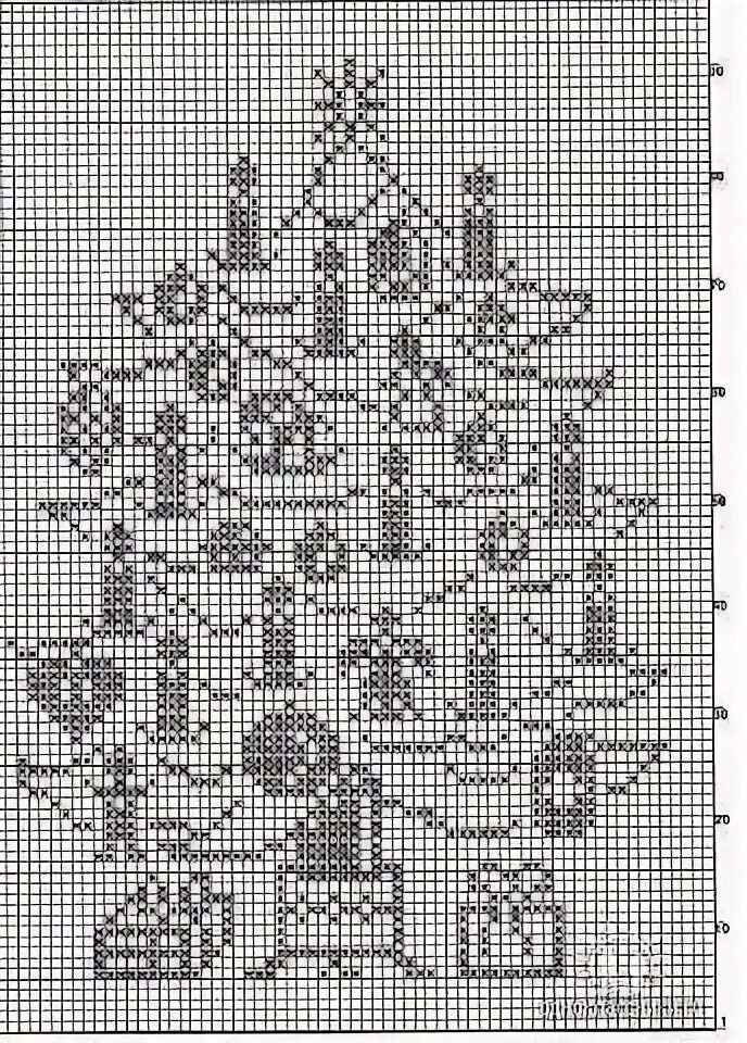 Christmas Bauble Charts - Hearts and Diamonds pattern by Michelle Ryan Filet cro