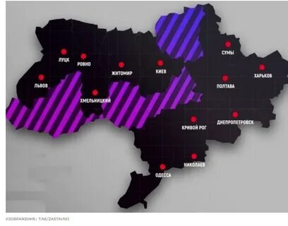 Удары по территории украины