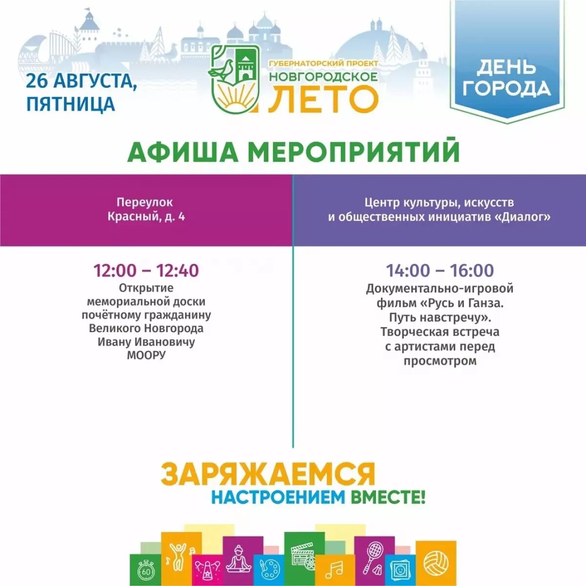 День города великий новгород кто приедет