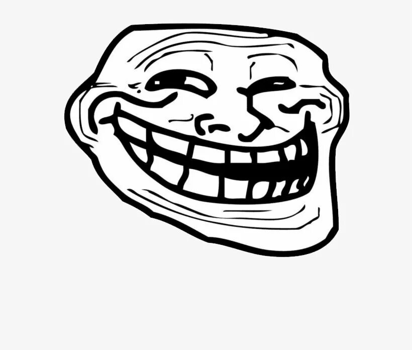 Trollface без фона. Троллфейс. Тролль фейс. Картинки троллфейс. Тролль Мем.