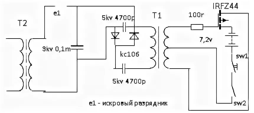 Найти схему электрическую шокера 800type Фонарь-шокер Type 800 ПРИВАЛ