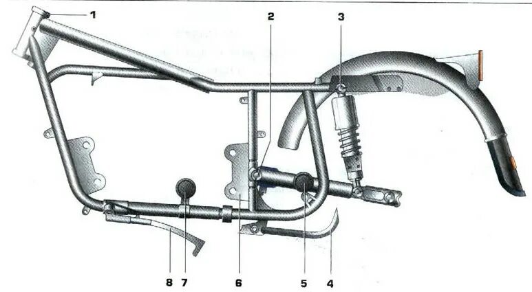 Проверка рамы мотоцикла. Рама Урал 8.103. Рама Урал 8.103.10 чертеж. Днепр 11 подножка МТ. Рама мотоцикла Днепр мт11.