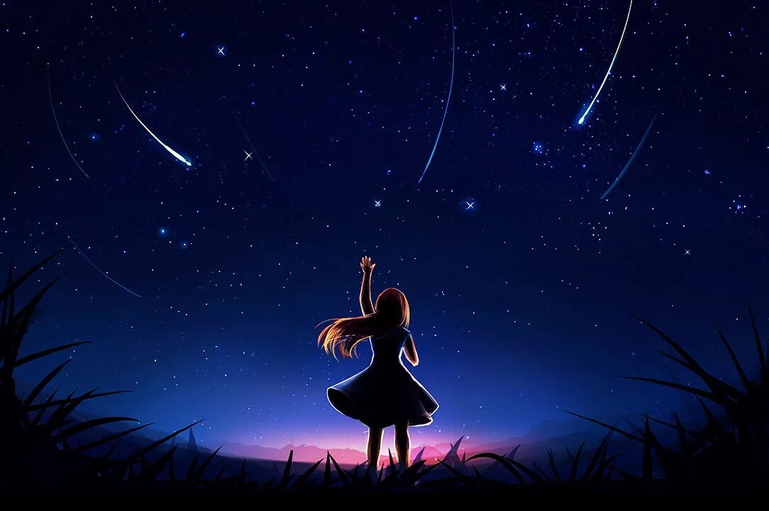 Девочка и звезды. Девушка и звездное небо. Девушка звезда. Девушка ночь звезды. Дотянуться до звезды читать