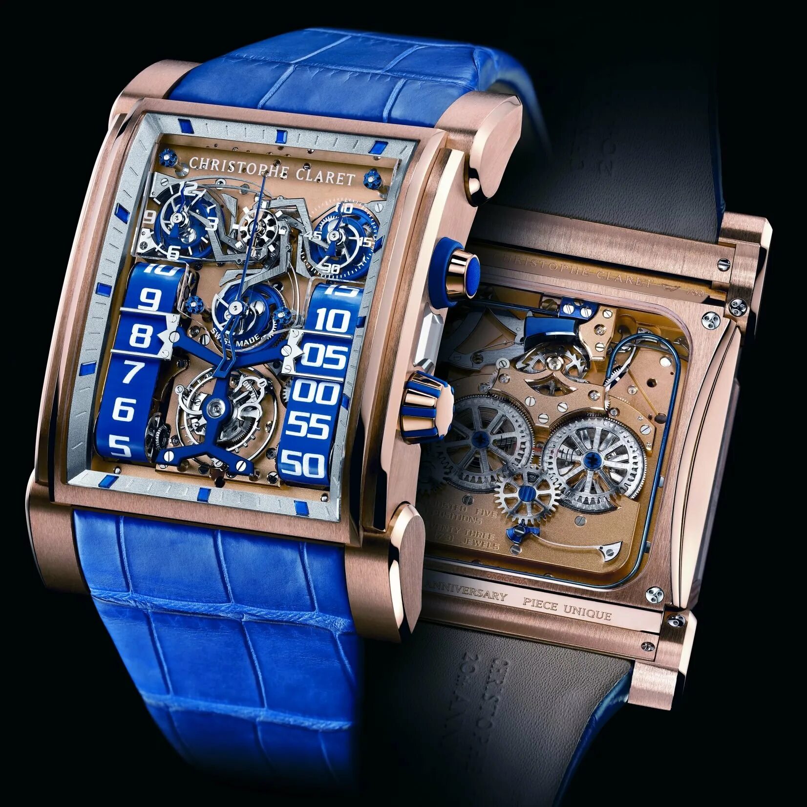 Unique watches. Christophe Claret часы. Необычные наручные часы. Необычные часы наручные мужские. Эксклюзивные мужские часы.