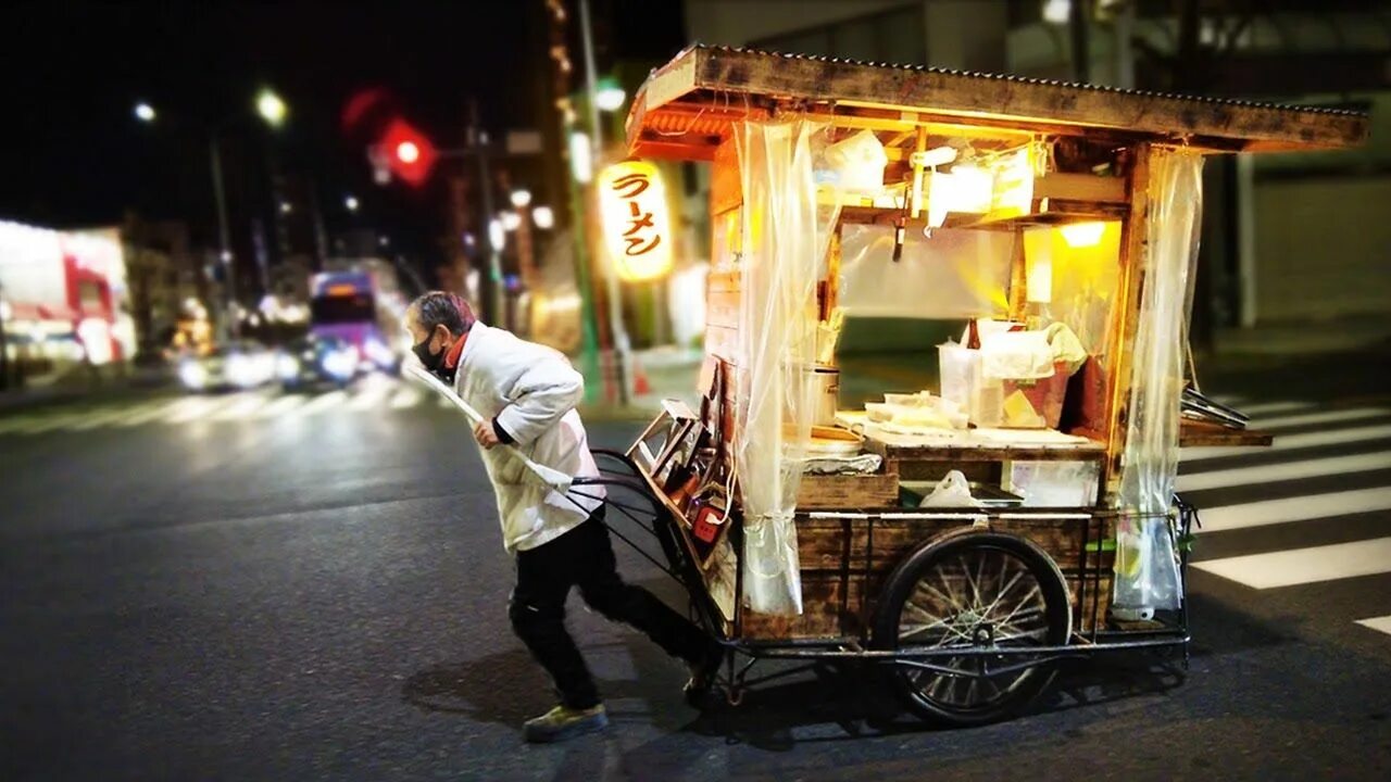 Стрит фуд кафе в Японии ятай на колесах. Стрит фуд кафе в Японии ятай Лавка на колесах. Ятай в Японии. Видео прилавок
