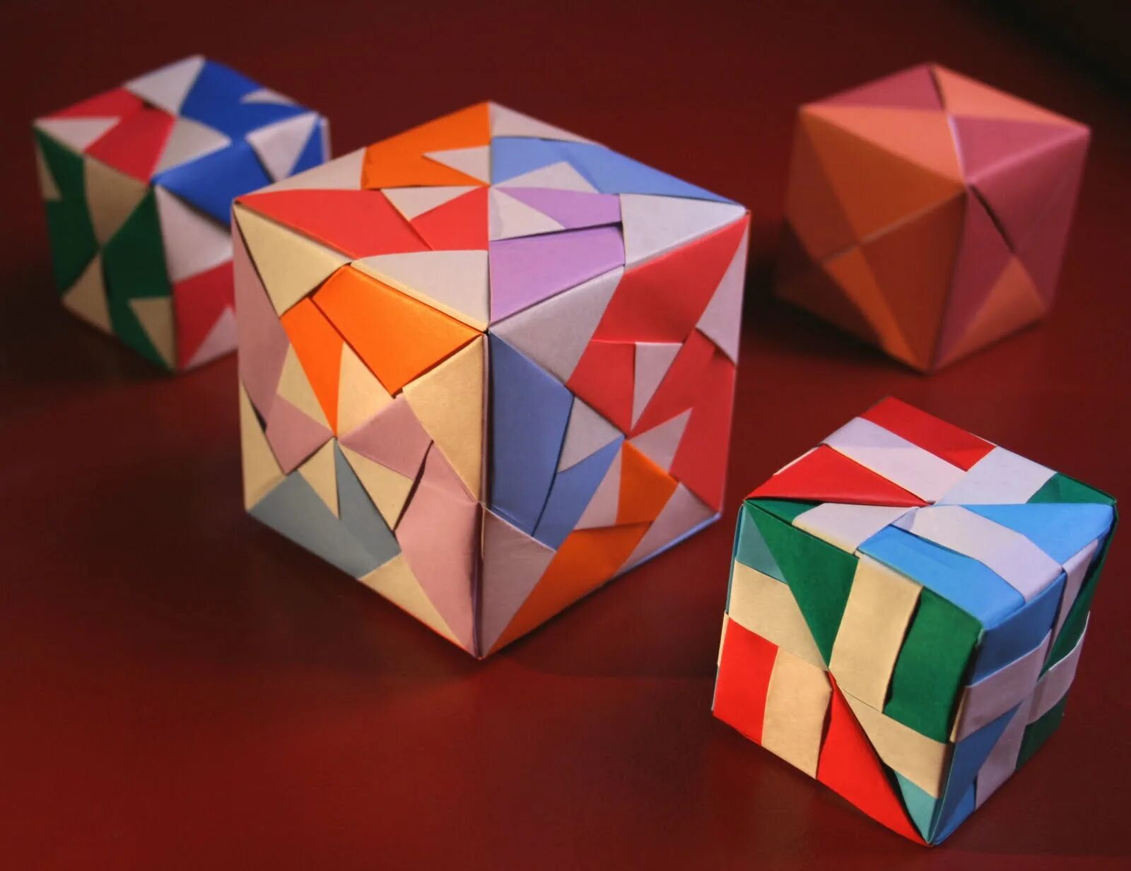 модульное оригами куб. оригами куб. куб сонобе. оригами. модульный куб.